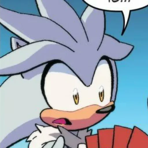 😮 Стикер «Silver the hedgehog Еж Сильвер» для Telegram