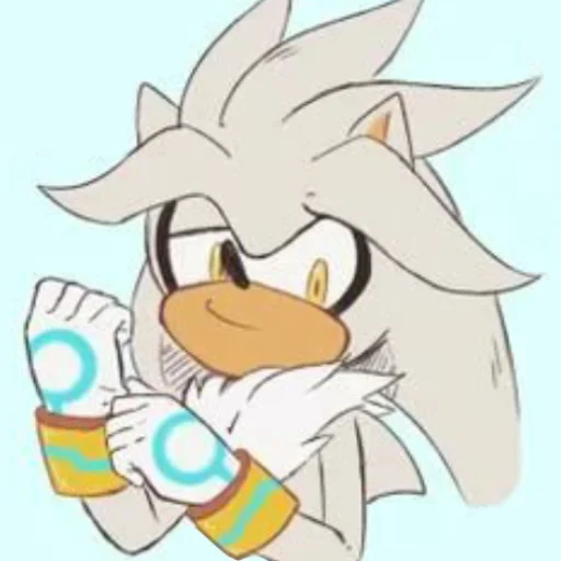 😁 Стикер «Silver the hedgehog Еж Сильвер» для Telegram