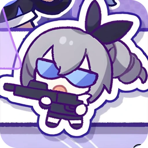 ⚡ Стикер «Серебряный волк» для Telegram