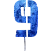 Стикер 43 Шрифт Штамп