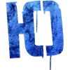 Стикер 33 Шрифт Штамп