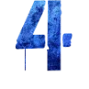 Стикер 38 Шрифт Штамп