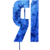 Стикер 34 Шрифт Штамп