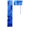 Стикер 5 Шрифт Штамп