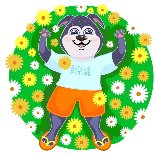 🌼 Эмодзи «Пёсик Сири» для Telegram