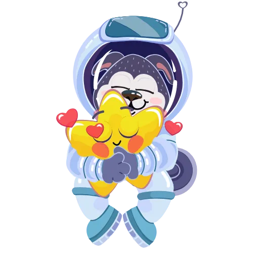 🤗 Эмодзи «Пёсик Сири» для Telegram