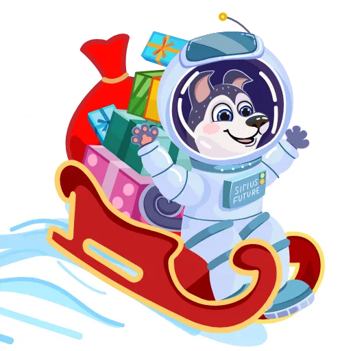 🛷 Эмодзи «Пёсик Сири» для Telegram