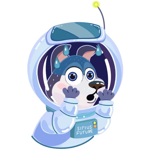 🥵 Эмодзи «Пёсик Сири» для Telegram