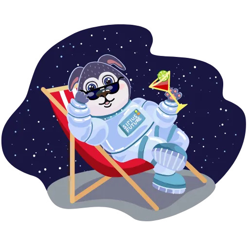😎 Эмодзи «Пёсик Сири» для Telegram