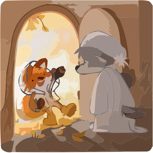 🐺 Эмодзи «Сырник» для Telegram