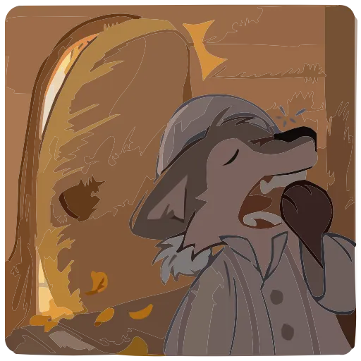 🐺 Эмодзи «Сырник» для Telegram
