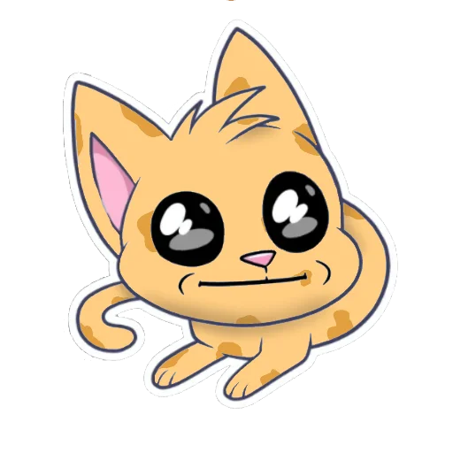🫥 Стикер «Ⳑυⲛⲛ - перерисовка ванильки в другом цветокоре» для Telegram