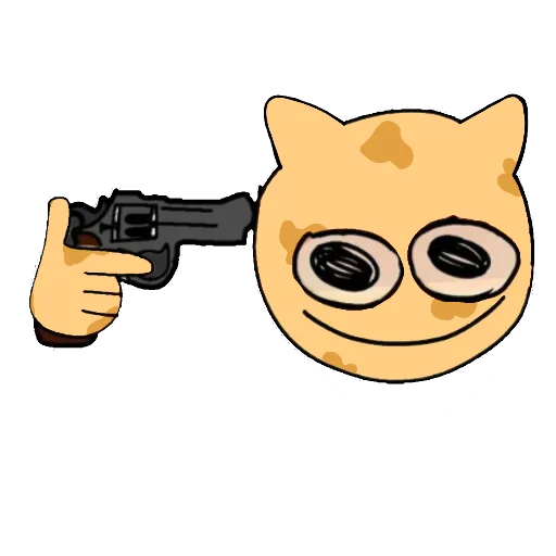 🔫 Стикер «Ⳑυⲛⲛ - перерисовка ванильки в другом цветокоре» для Telegram