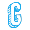 Стикер 7 3D Sketch alphabet