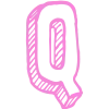 Стикер 17 3D Sketch alphabet
