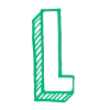 Стикер 12 3D Sketch alphabet