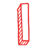 Стикер 9 3D Sketch alphabet