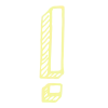 Стикер 29 3D Sketch alphabet