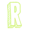 Стикер 18 3D Sketch alphabet