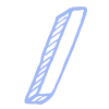 Стикер 27 3D Sketch alphabet