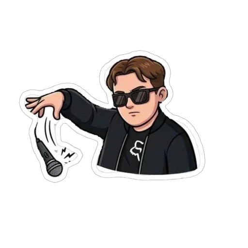 🎤 Стикер «SKRAYMER» для Telegram