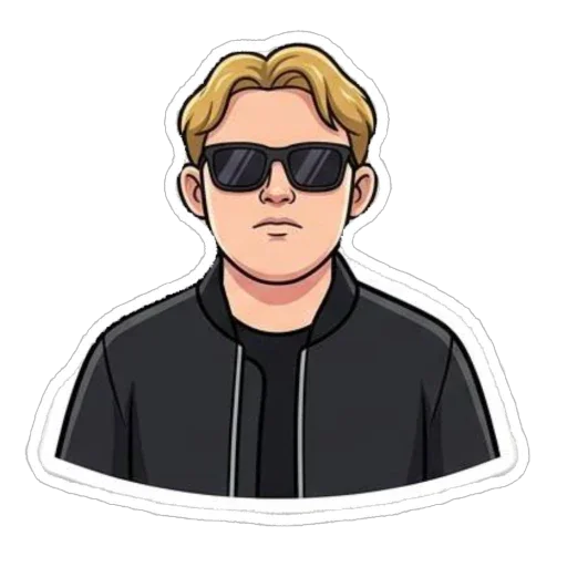 😐 Стикер «SKRAYMER» для Telegram