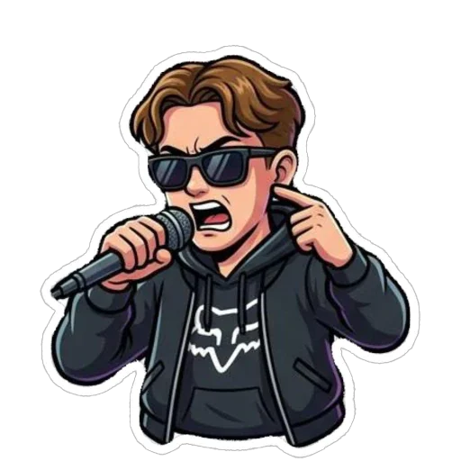 🎤 Стикер «SKRAYMER» для Telegram