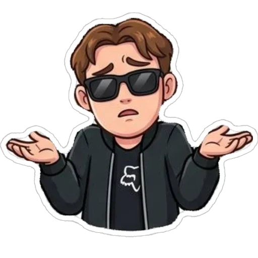 🤷 Стикер «SKRAYMER» для Telegram