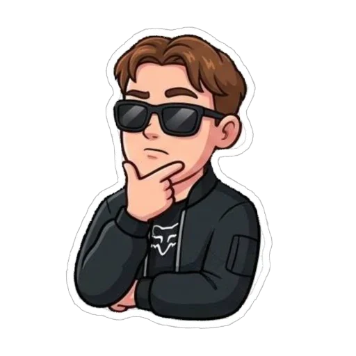 🤔 Стикер «SKRAYMER» для Telegram