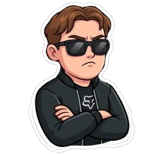 😡 Стикер «SKRAYMER» для Telegram