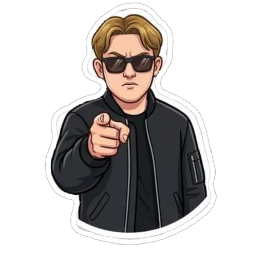 🫵 Стикер «SKRAYMER» для Telegram