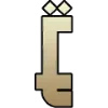 Стикер 7 Skullgirls alphabet - шрифт из игры Skullgirls