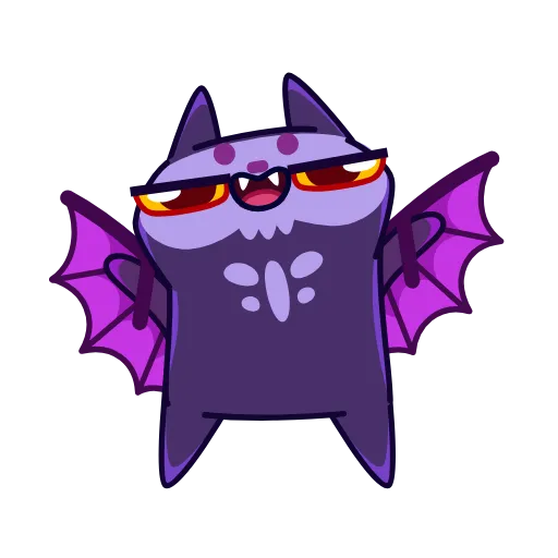 😈 Эмодзи «Skull Cat» для Telegram