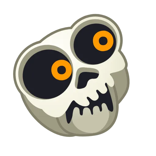 Стикер 22 Skull Emoji Pack