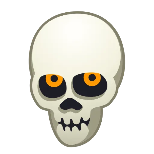 Стикер 12 Skull Emoji Pack