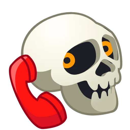Стикер 48 Skull Emoji Pack
