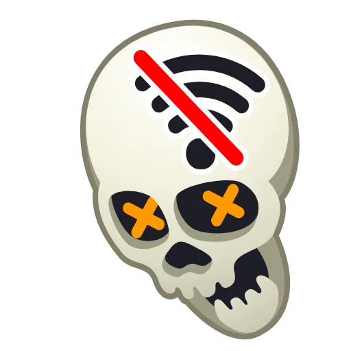 Стикер 40 Skull Emoji Pack