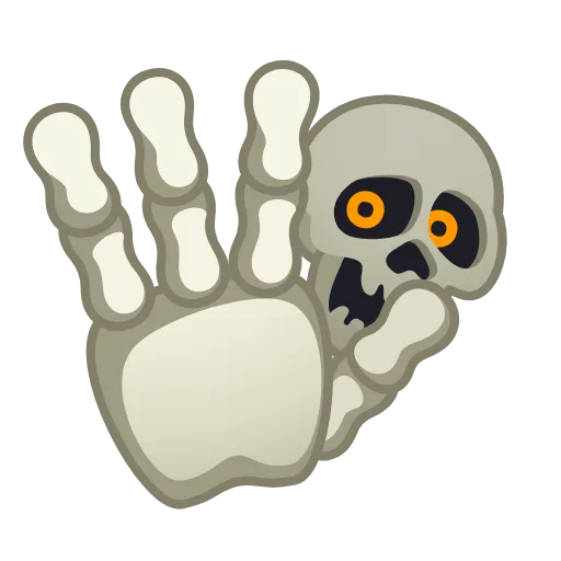 Стикер 8 Skull Emoji Pack