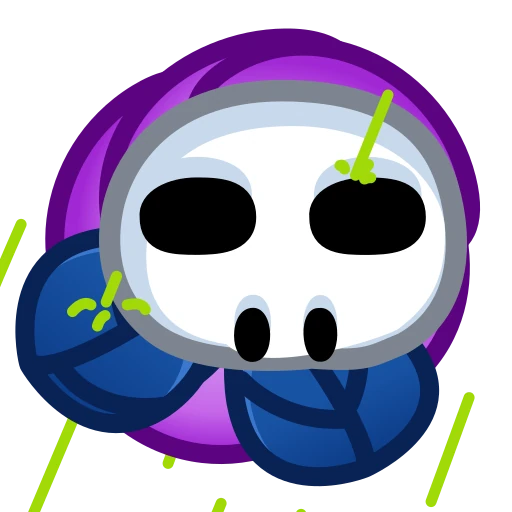 💀 Стикер «Skull Flower» для Telegram