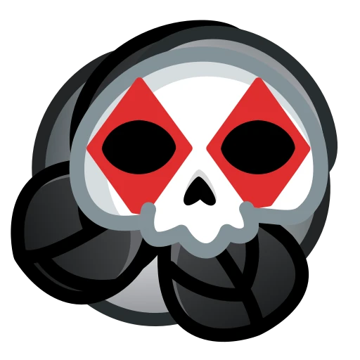 💀 Стикер «Skull Flower» для Telegram