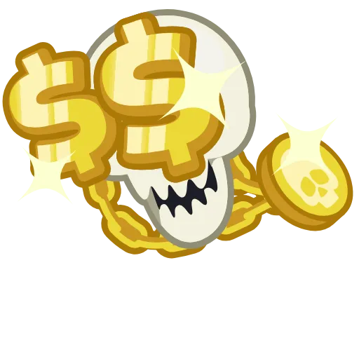 Стикер 23 Skull Stickers