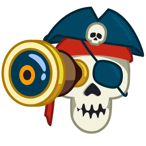 Стикер 11 Skull Stickers