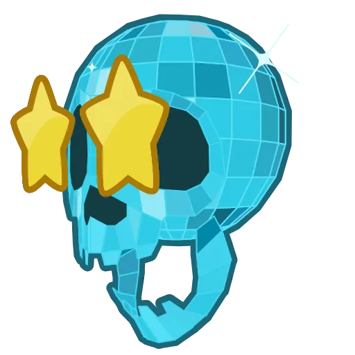 Стикер 13 Skull Stickers
