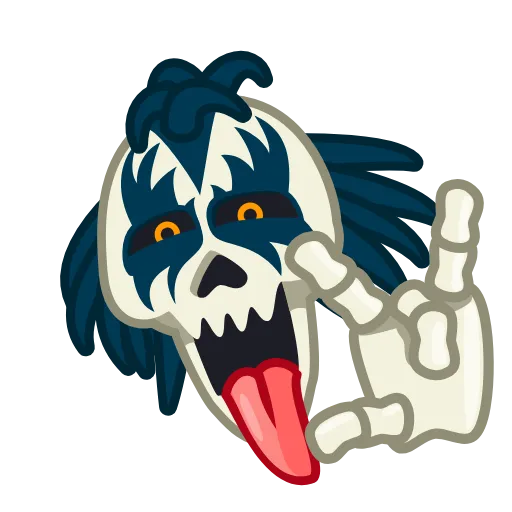 Стикер 8 Skull Stickers