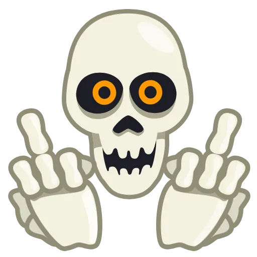 Стикер 14 Skull Stickers