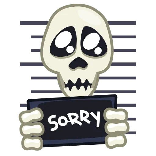 Стикер 46 Skull Stickers
