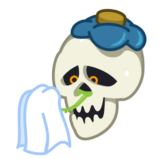 Стикер 52 Skull Stickers
