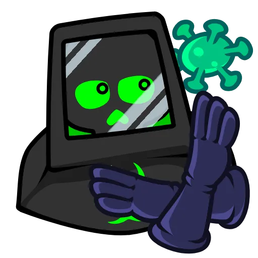 Стикер 12 Skull Toxic