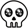 Стикер 38 Skulls