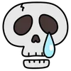 Стикер 22 Skulls